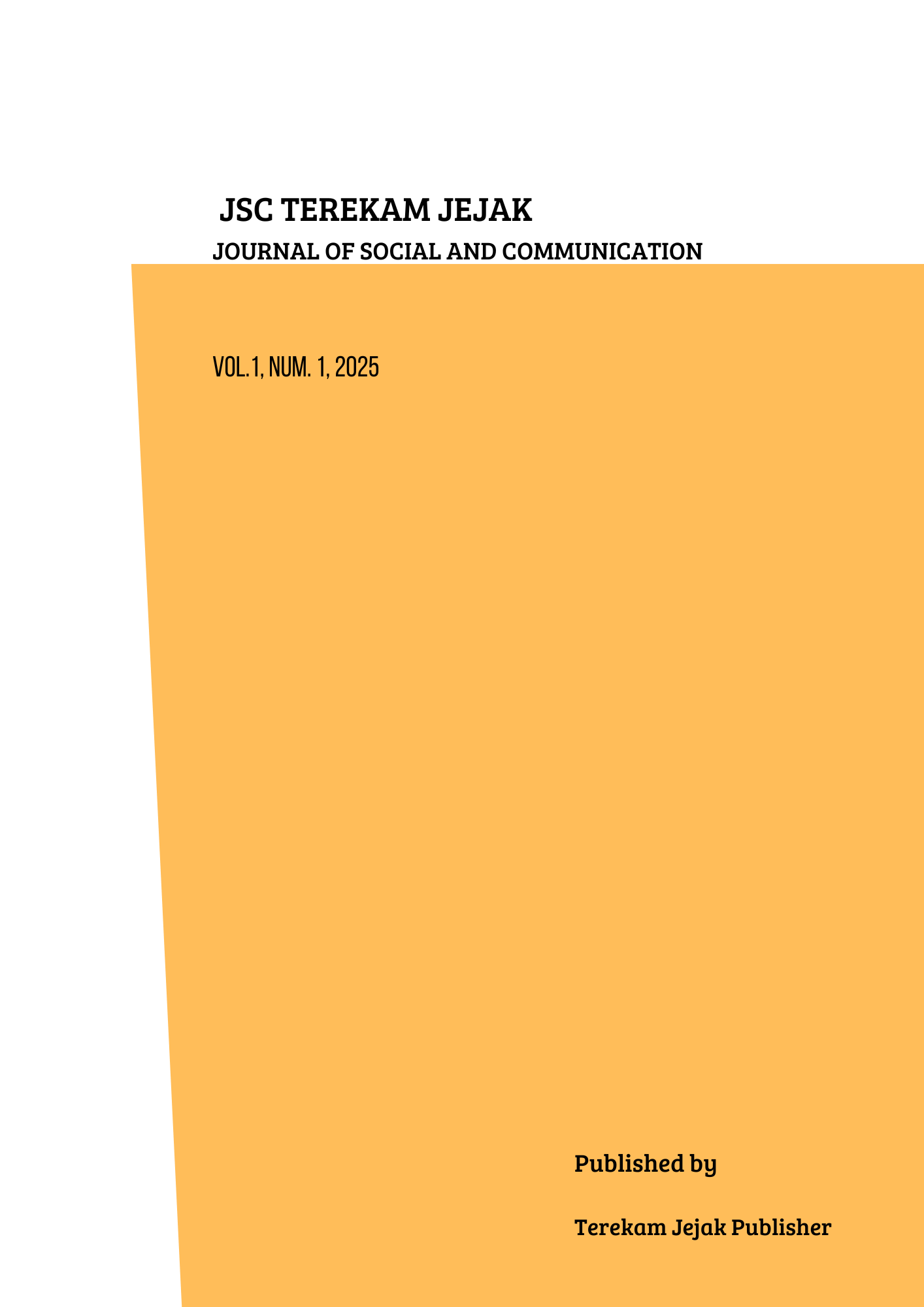 					View Vol. 1 No. 1 (2025): JSC Terekam Jejak
				